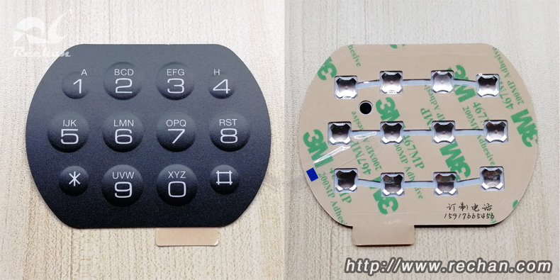 Membrane switch control panel touch button manufacturer